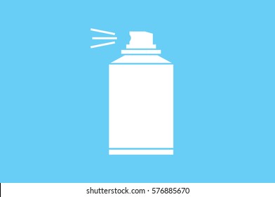 Aerosol icon vector illustration.