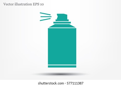 Aerosol icon vector illustration.