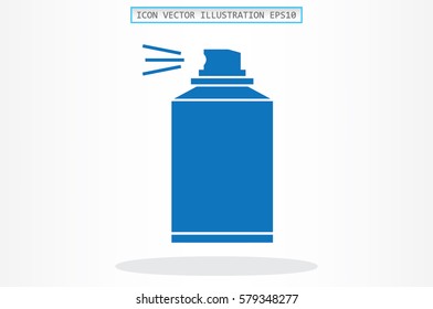 Aerosol icon vector illustration.