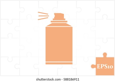 Aerosol icon vector illustration EPS 10