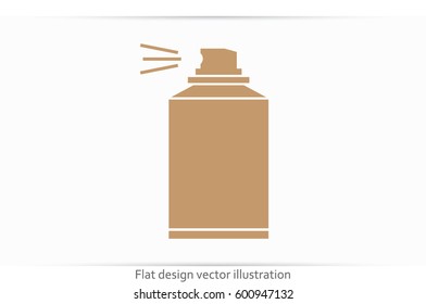 Aerosol icon vector illustration EPS 10