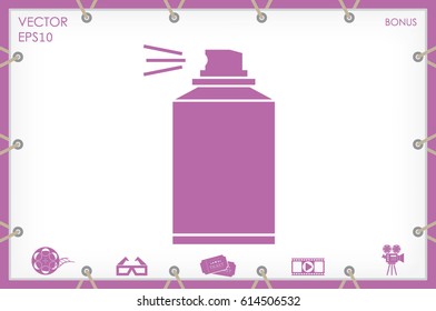 Aerosol icon vector illustration EPS 10