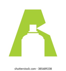 aerosol logo vector.