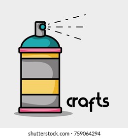 aerosol object brush creative art and craft
