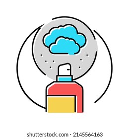 aerosol spray color icon vector. aerosol spray sign. isolated symbol illustration