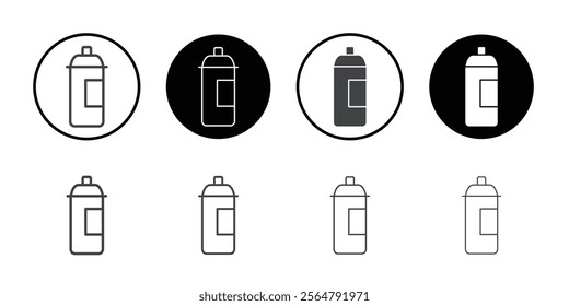 Aerosol spray paint icon simple vector symbol