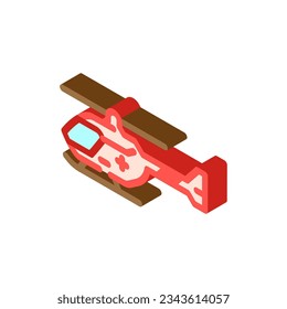 aerospace medicine aeronautical engineer isometric icon vector. aerospace medicine aeronautical engineer sign. isolated symbol illustration