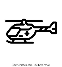 aerospace medicine aeronautical engineer line icon vector. aerospace medicine aeronautical engineer sign. isolated contour symbol black illustration