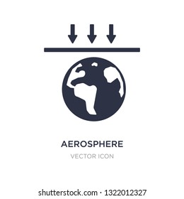 aerosphere icon on white background. Simple element illustration from Astronomy concept. aerosphere sign icon symbol design.