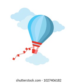 aerostat baloon illustration