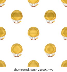 Aerostat pattern seamless background texture repeat wallpaper geometric vector