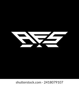 AES letter logo vector design, AES simple and modern logo. AES luxurious alphabet design  