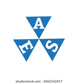 AES letter logo vector design, AES simple and modern logo. AES luxurious alphabet design