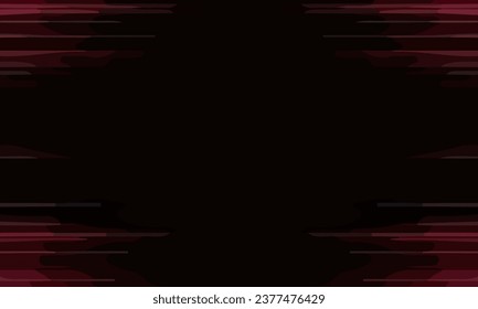 Aesthetic abstract art with a combination of shapes and red colors. Suitable for background and poster