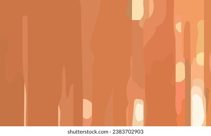 Aesthetic abstract art with a combination of shapes and brown colors. Suitable for background and poster