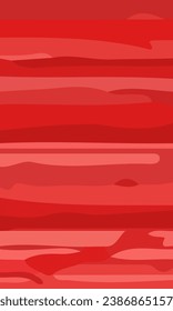 Aesthetic abstract art with a combination of shapes and red colors. Suitable for background and poster