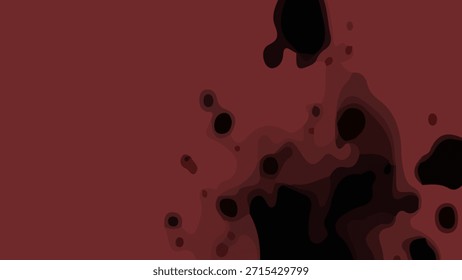 Aesthetic abstract background with liquid splash style and red colors combination