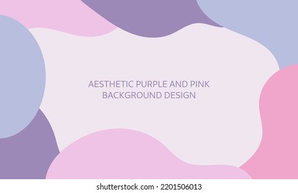 Aesthetic abstract background with soft pastel color. Organic shapes in art background. Blob liquid background with soft pastel color. White abstract background with liquid soft pastel color.