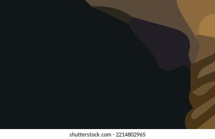 Aesthetic abstract background. Various shapes and unique composition. Suitable for poster and banner.