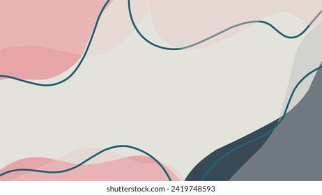 Aesthetic abstract background vector illustration