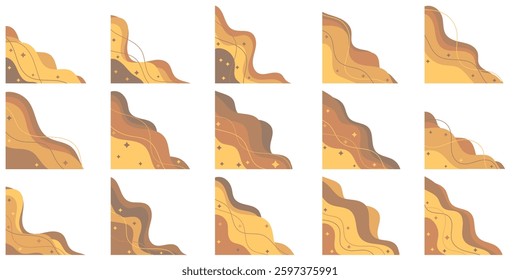 Aesthetic Abstract Blob Corner Bundle