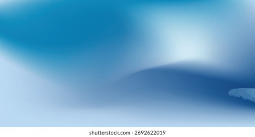 Aesthetic abstract blue gradient smooth background 
