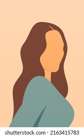 Aesthetic Abstract Bohemian Woman Art for Print and Digital Purposes