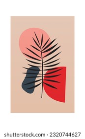 Aesthetic Abstract Bohemian Woman Art for Print and Digital Purposes