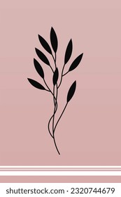 Aesthetic Abstract Bohemian Woman Art for Print and Digital Purposes