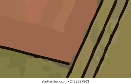 Fondo estético abstracto marrón con espacio de texto. Adecuado para afiches y pancartas