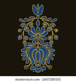 AESTHETIC ABSTRACT FLOWER DIGITAL ILLUSTRATION