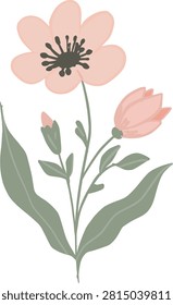 aesthetic abstract flower leaf