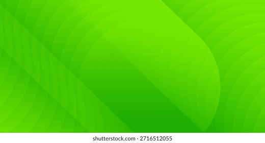 Fondo de Formas de gradiente verde Abstractas estético. Elegante Vector Eps10