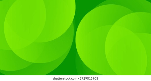 Aesthetic Abstract green gradient shapes background. Eps10 vector illustration