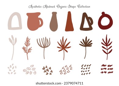 Aesthetic Abstract Shape and Line Collection