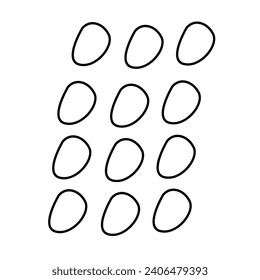 ilustraciones estéticas abstractas simples de vectores