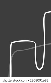 Aesthetic Abstract Wall Art. Grayscale Aesthetic Wall Prints, Neutral Decor. Abstract Wall Art Collage. Printable Boho Line Art Wall Decor