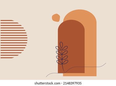 ästhetischer Bogenböhmischer Hintergrund