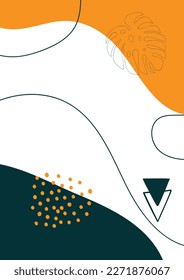 Aesthetic Art Abstract Wave Background