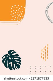 Aesthetic Art Abstract Wave Background
