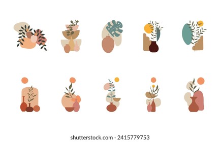 Aesthetic Art Decorative Illustration Set