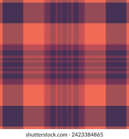 Aesthetic background fabric tartan, commercial plaid seamless texture. Pride pattern vector check textile in red and dark color.