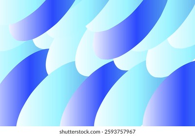 Aesthetic background illustration with a harmonious combination of light blue and dark blue.