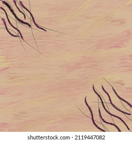 With an aesthetic background there are beautiful trendils