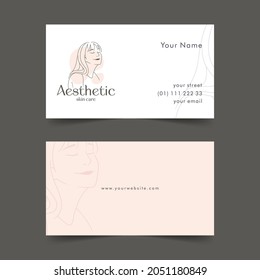 Aesthetic Beauty Women Logo design  branding with stationery designs