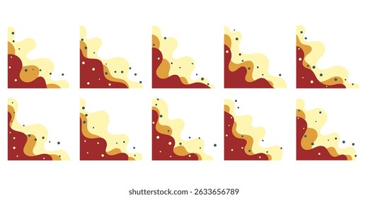Aesthetic Blob Corner Decoration Set