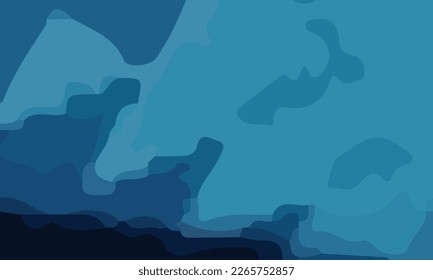 Aesthetic blue abstract background with copy space area. Suitable for poster and banner