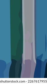 Aesthetic blue abstract background with copy space area. Suitable for poster and banner