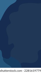 Aesthetic blue abstract background with copy space area. Suitable for poster and banner