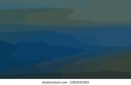 Fondo abstracto de azul estético con área de copia. Adecuado para afiches y pancartas